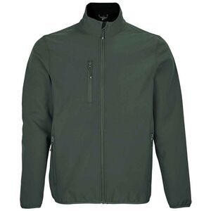 SOLS Mens Falcon Recycled Soft Shell Jacket / Forest Green